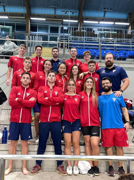 Set Medalles Pel Cn Terrassa En El Campionat D Espanya De Nataci