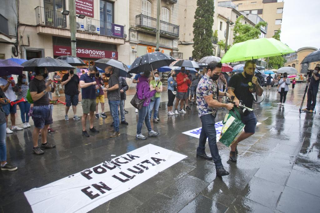 Protesta de la Policia Municipal de Terrassa Nebridi Aróztegui 3