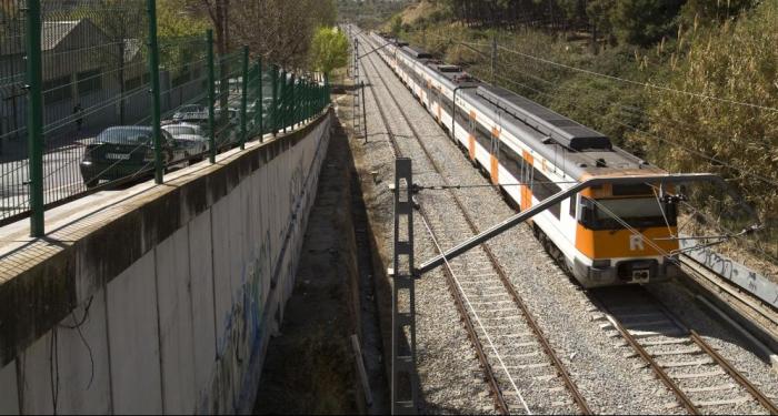 Futura estacion de tren RENFE Terrassa Oest en La Maurina Can Boada CA n'Aurell