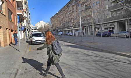 veïns demanen pas de zebra a la Rambla Francesc Macià Alberto Tallón (2)