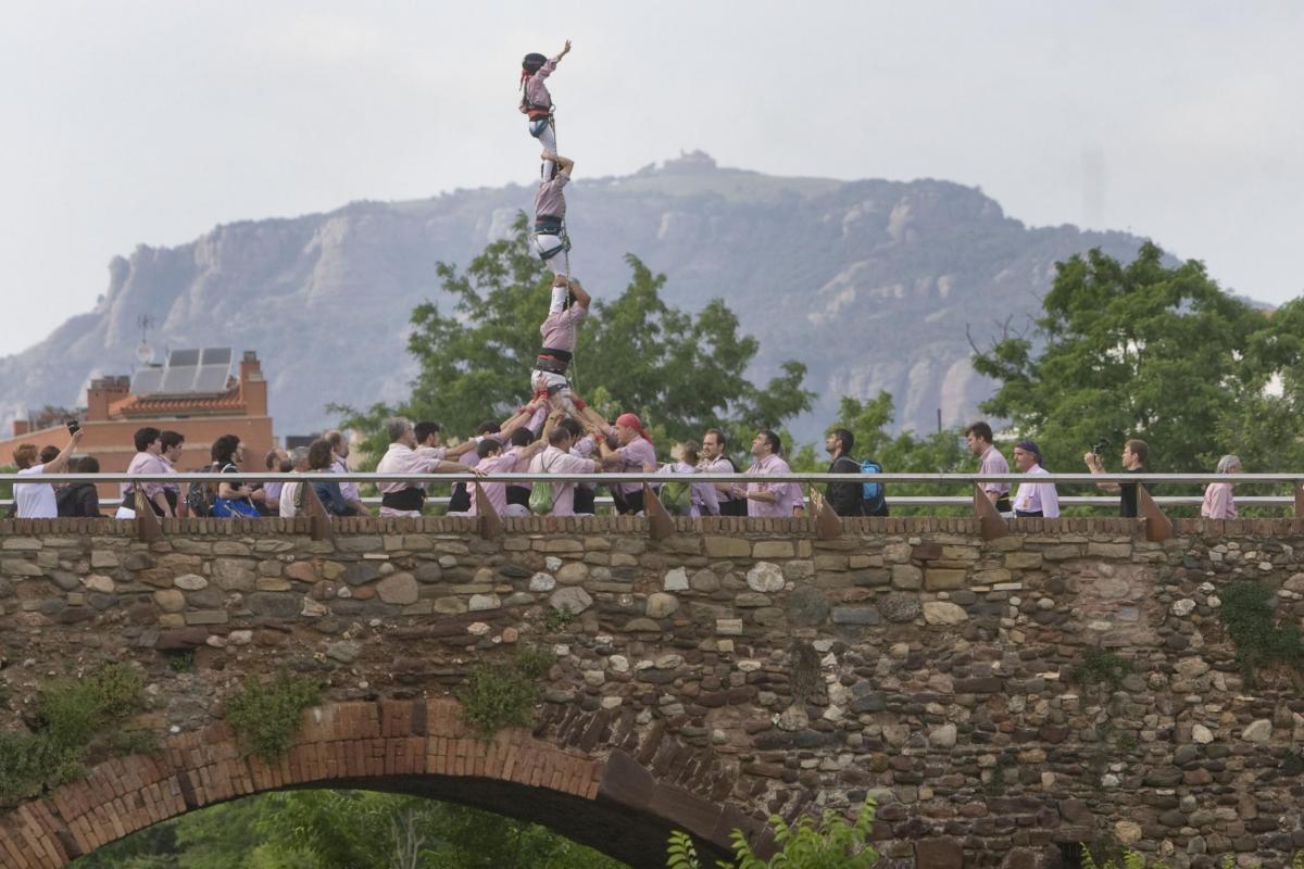 Diada del Patrimoni Minyons de Terrassa Pilar Caminat Pont de Sant Pere