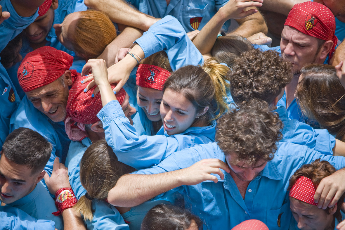 Diada Castellera de Festa Major amb Castellers de Terrassa Minyons i Capgrossos Nebridi Aróztegui (22)