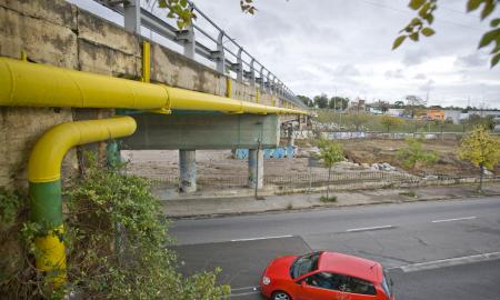 Pont de la N 150 carretera de Montcada al seu pas per sobre de la Riera de les Arenes a Montserrat Nebridi Aróztegui (8)