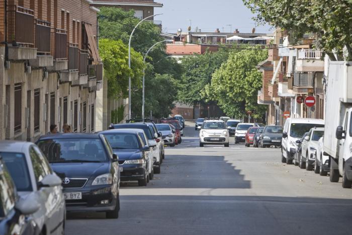 Carrer Olot a Les Arenes