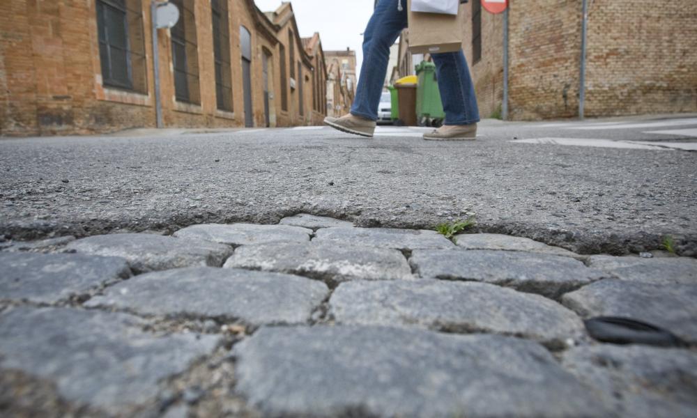 Llambordes carrer Sant Gaietà Terrassa Nebridi Aróztegui (1)