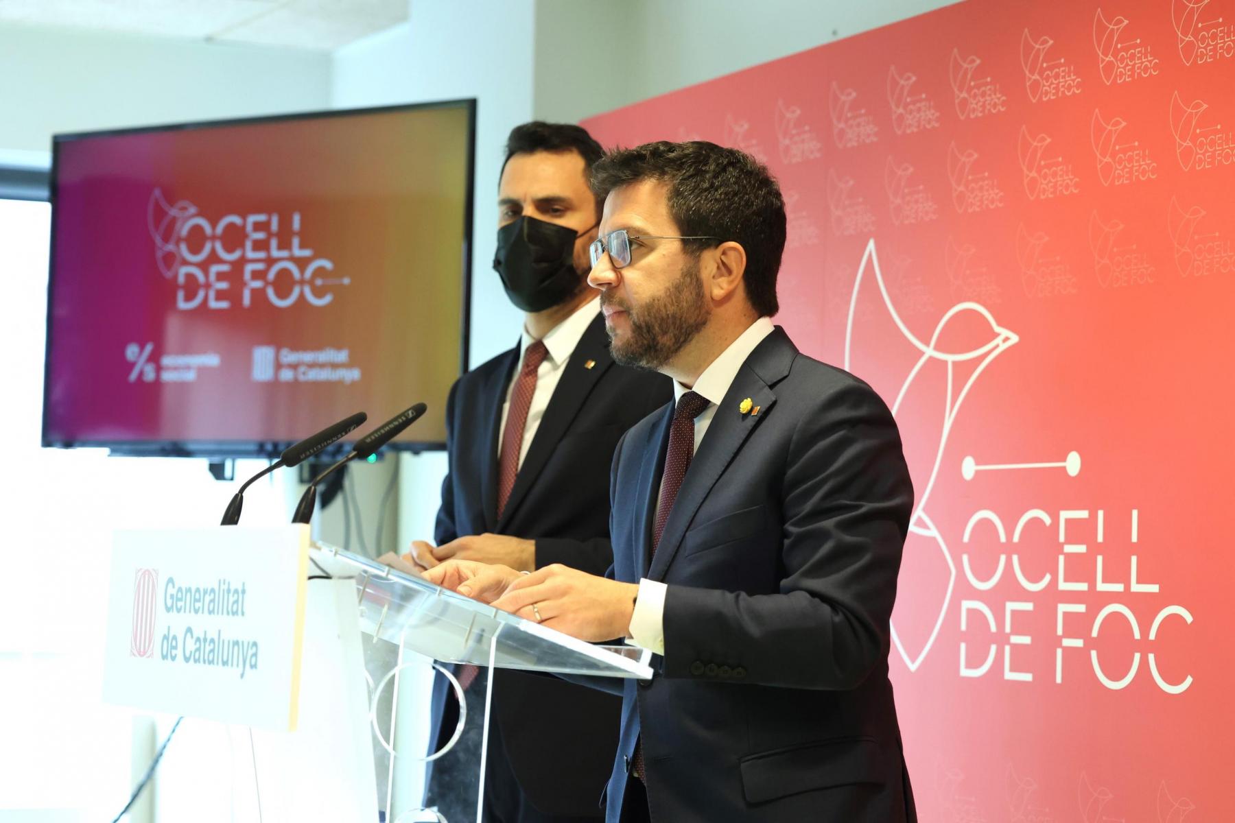 Aragonès presentació ocell de foc