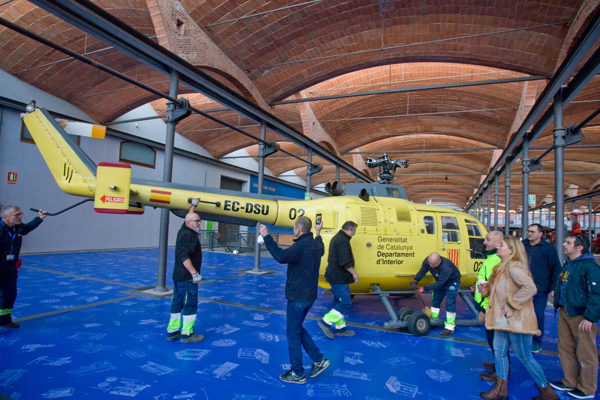 Helicòpter de Bombers al Mnactec Terrassa Nebridi Aróztegui (28)